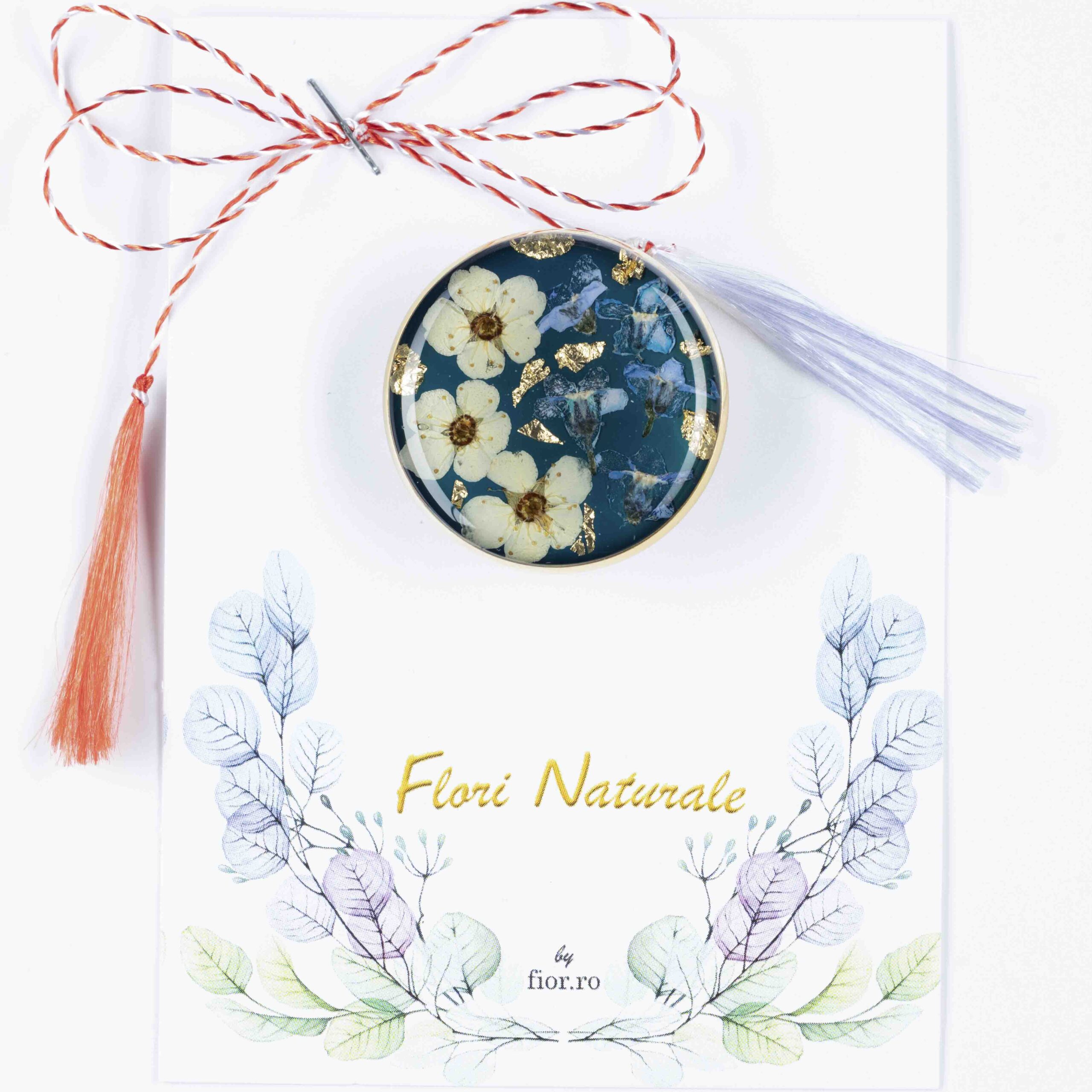 Mărțișor Broșă Aurie Green Dream